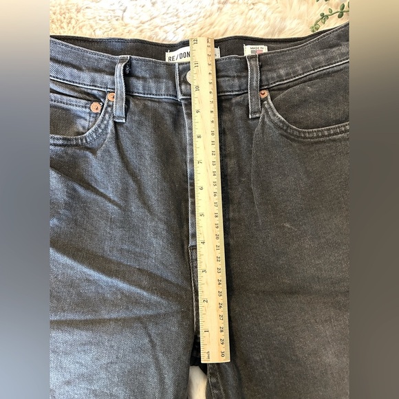 RE/DONE Originals Double Needle Long in Black Size 28 - Picture 4 of 9